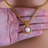 Gold Pearl O Ring Wheat