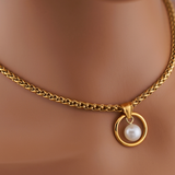 Gold Pearl O Ring Wheat