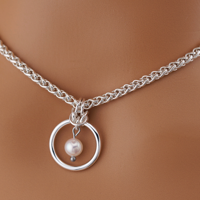 Sterling Silver Genuine Cultured Saltwater Pearl AAA-AAAA