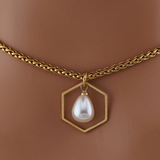 Geometric Gold Pearl Wheat