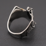 Stainless Steel Bat Ring Halloween Inspired