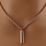 Rose Gold Key Wheat Chain