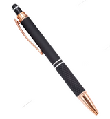 Custom Engraved Rose Gold Ballpoint Pen – Personalized Gift in Gift Box