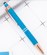 Custom Engraved Rose Gold Ballpoint Pen – Personalized Gift in Gift Box