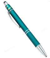 Fidget Spinner Custom Engraved Silver Stylus Pen – Personalized Gift