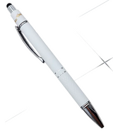Fidget Spinner Custom Engraved Silver Stylus Pen – Personalized Gift
