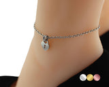 Heart Lock Anklet
