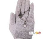Heart Lock O Ring Collar or Anklet / Bracelet