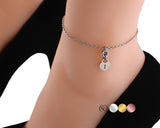 Heart Lock O Ring Collar or Anklet / Bracelet