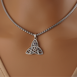 Triquetra & Pentagram Day Collar Amethyst