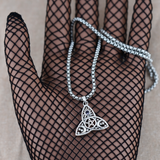 Triquetra & Pentagram Day Collar Amethyst