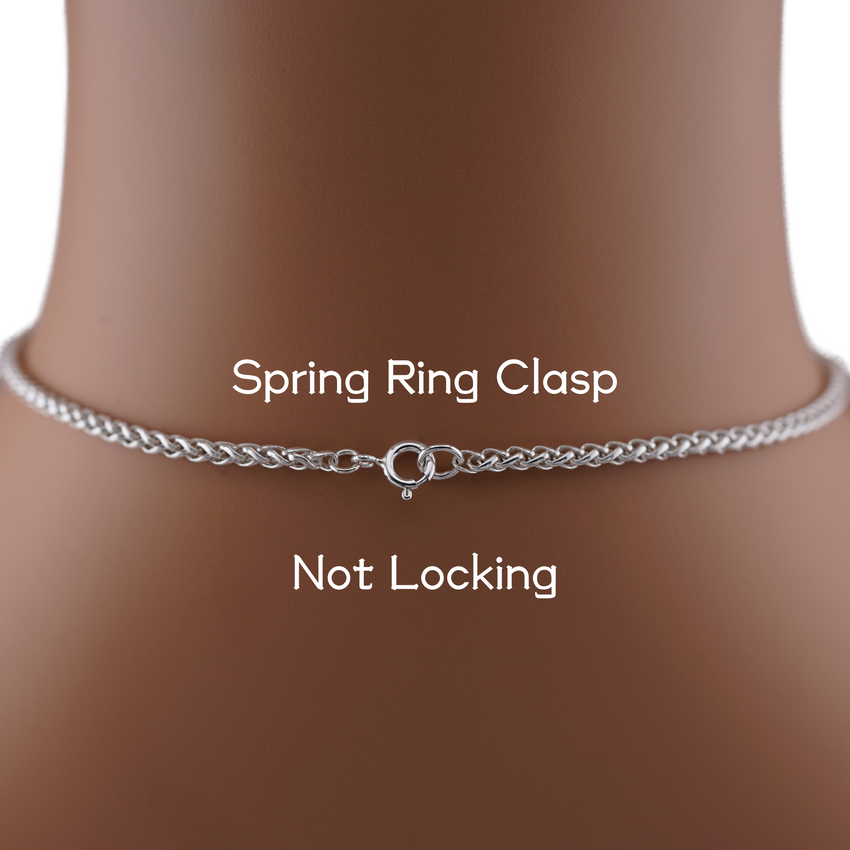 Sterling Silver O Ring Wheat