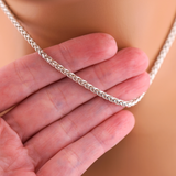 Sterling Silver 3mm Wheat Chain