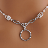 Sterling Silver Celtic Knot w/ O Chainmail