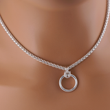 Sterling Silver O Ring Wheat