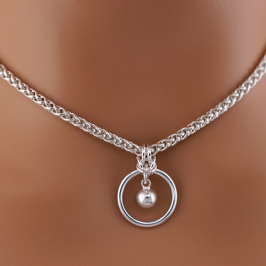 Sterling Silver Jingle Bell O Ring Wheat