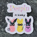 Peepin it Kinky Sticker