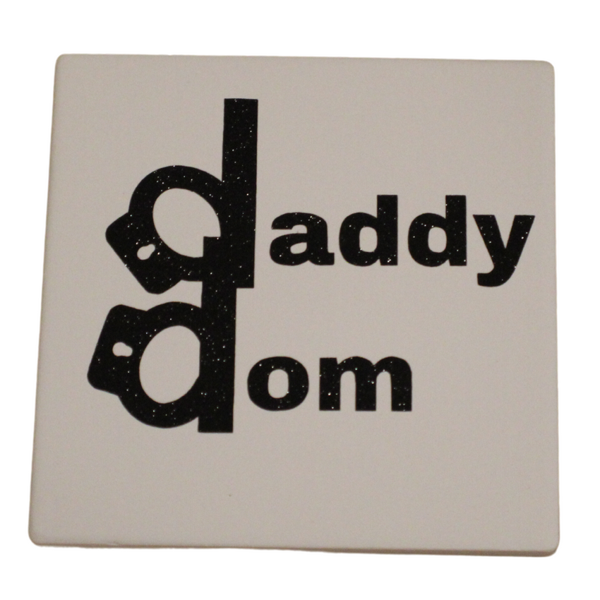 BDSM Coaster Kinky Sub Dom Gift Thirsty Stone Drink Coasters