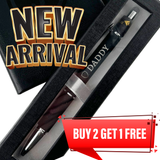 Custom Engraved Silver Fidget Spinner Stylus Pen – Personalized Gift in Gift Box