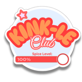 Kink-le™ Club – Spice Level 100% Holographic \ Vinyl Sticker