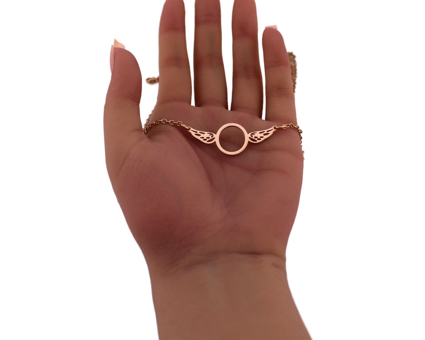 Rose Gold Angel Wings