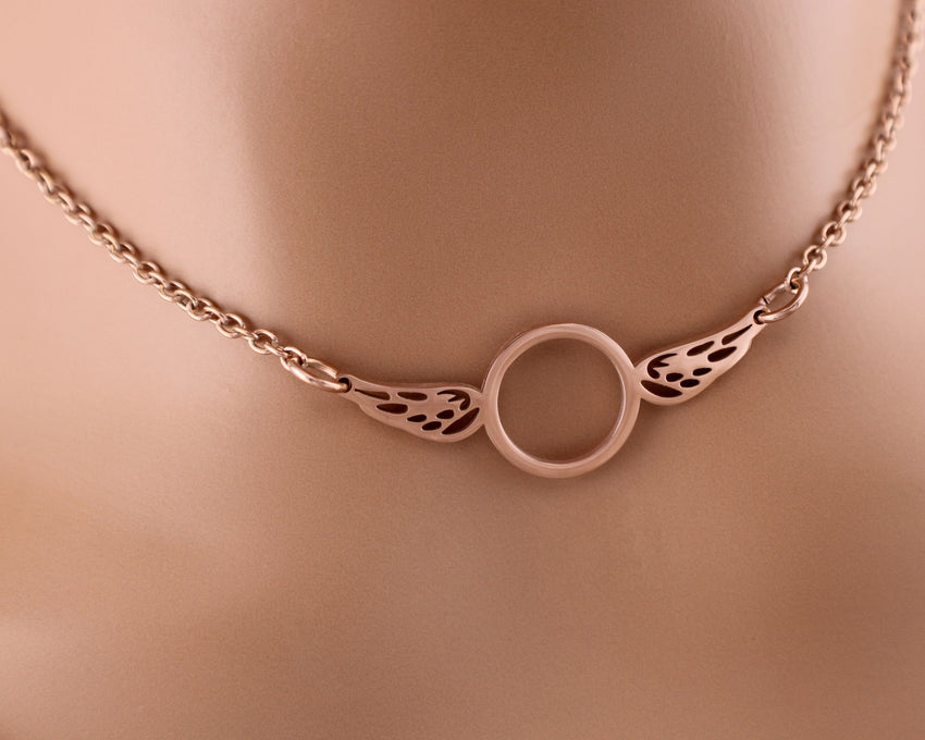Rose Gold Angel Wings