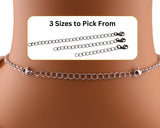 Necklace Extender 3-Pack Choice of Silver Extenders Rose Gold Necklace Extension Gold Necklace Chain Extender