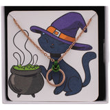 O Ring Halloween Pumpkin Necklace