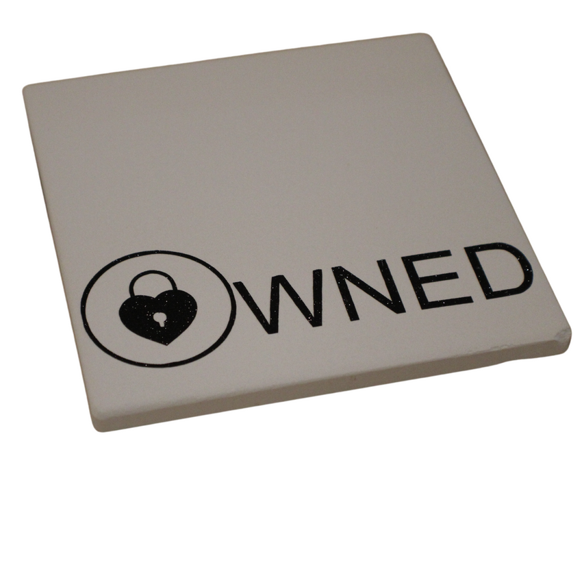 BDSM Coaster Kinky Sub Dom Gift Thirsty Stone Drink Coasters