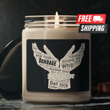 Bondage Cloud Art Design Scented Soy Candle, 9oz