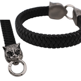 Leather Tiger Bracelet