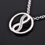 Diamond Sterling Silver Infinity O Ring