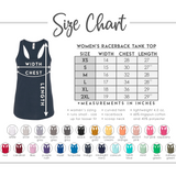 BDSM Submissive Teddy Bear DDlg Word Art Women's Racerback Tank