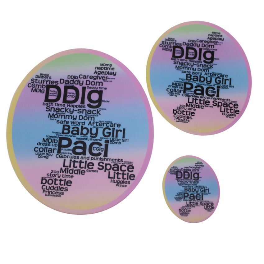 Little Space Bear Word Art Sticker