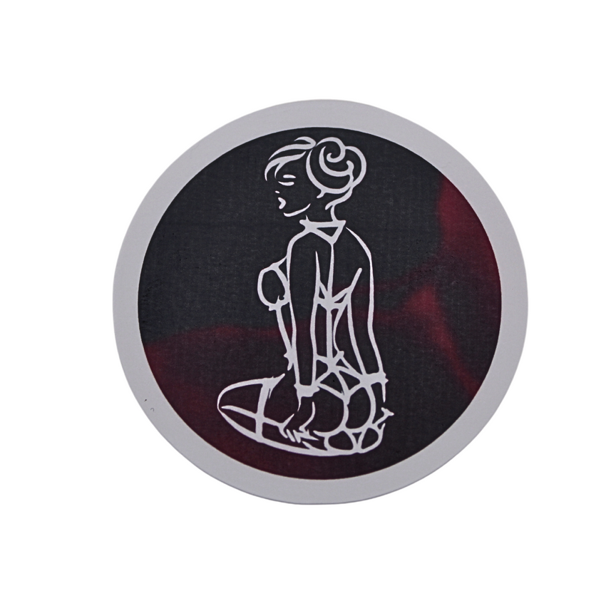 Rope Bondage Sexy Woman Sticker