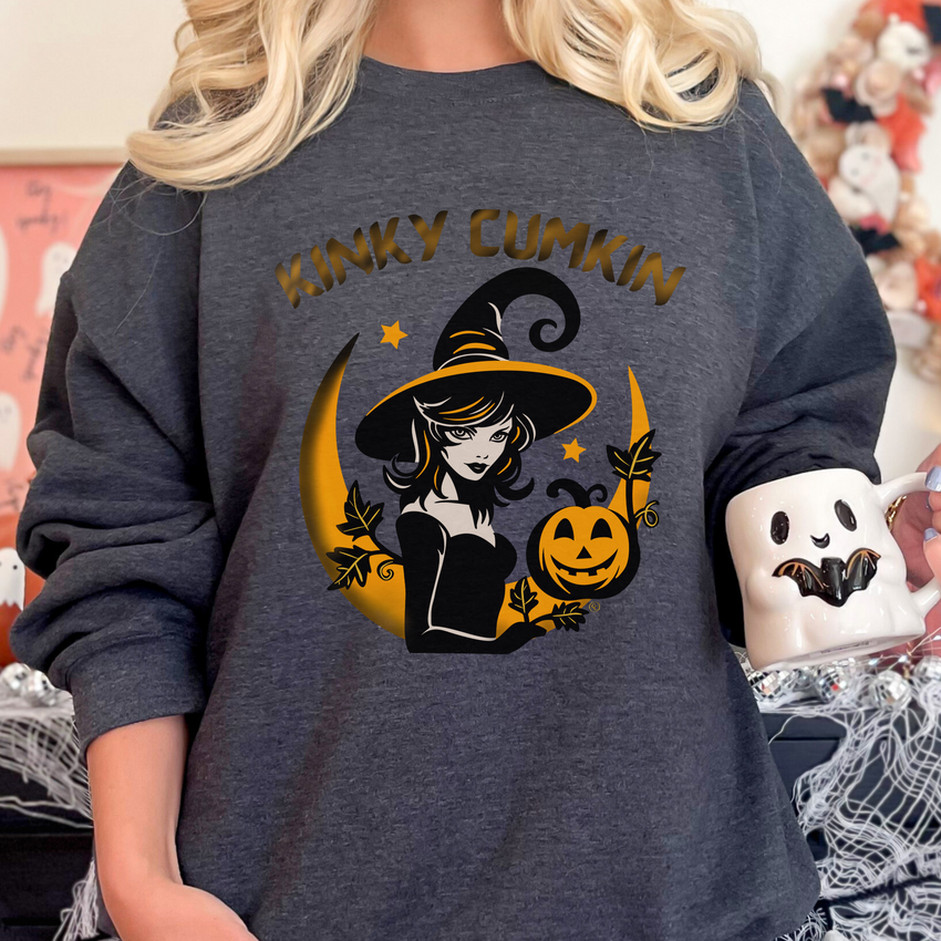 Kinky Cumkin Sweatshirt Halloween Adult BDSM Fetish Shirt