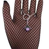 Spider CZ Halloween Vibes O Ring Collar