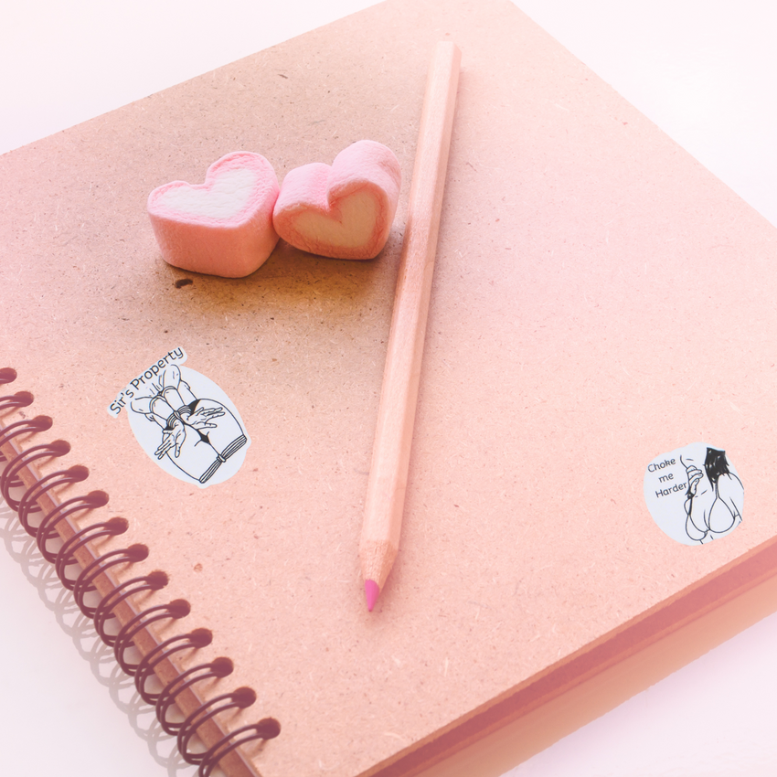 BDSM Submissive Dom Sticker Set