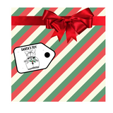 Kinky Christmas Gift Wrap Tag Stickers