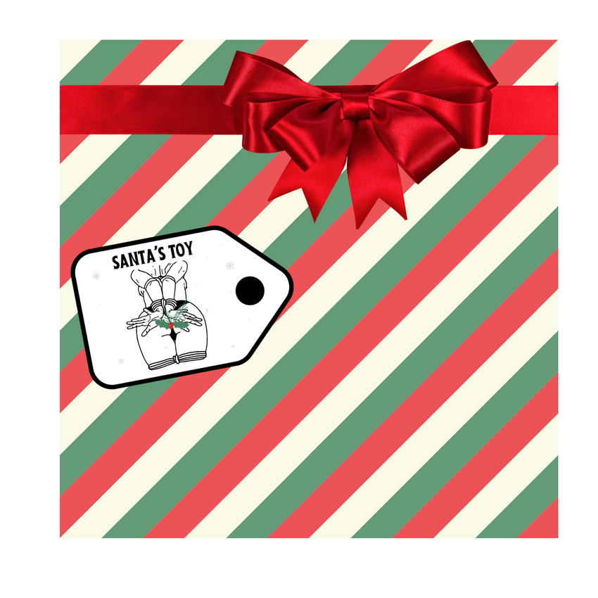 Kinky Christmas Gift Wrap Tag Stickers
