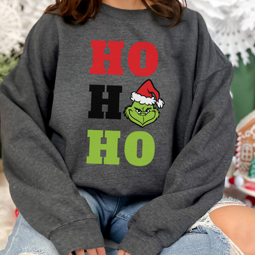 Ho Ho Ho Grinch Sweatshirt Sexy Kink Christmas Sweater