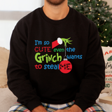 Grinch Sweatshirt Cute Christmas Grinch Sweater