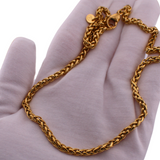 Gold Wheat Chain Necklace 4mm