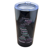 Submissive Word Art Tumbler 20oz