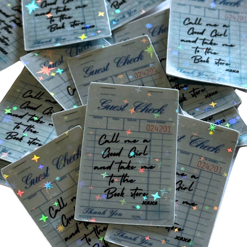 Bookish Kindle Sticker Call Me a Good Girl...
