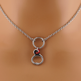 O-Ring with Handcuff and custom Lovers O Knot