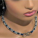 Double Rope Infinity Pendant Byzantine