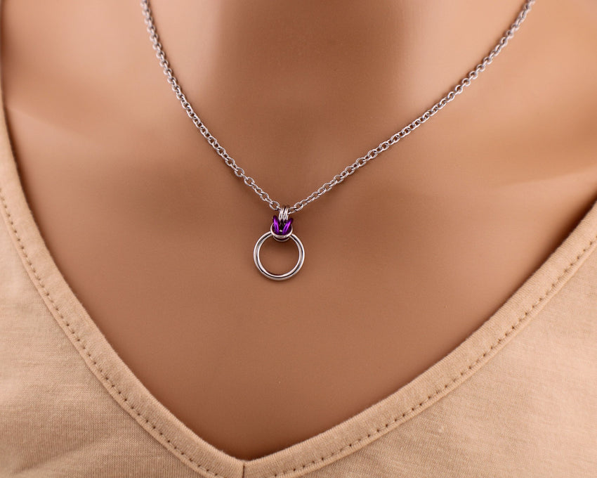 O Ring Custom Color Chainmaille Accent