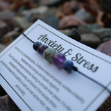Energy Bracelets Made of Natural Stones - Choose from Calm, Anxiety & Stress, Love, and Protection