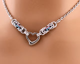 Transgender Heart Necklace